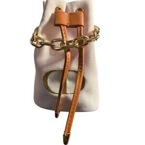 Christian Dior CD Mini Cosmetic Beauty Drawstring Pouch Bucket HandBag